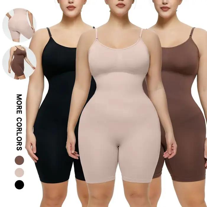 Combinaison de corps entier pour femmes, vêtements protubérants, contrôle du ventre, sans couture, entraîneur de taille optimiste, combinaison Body Shaper
