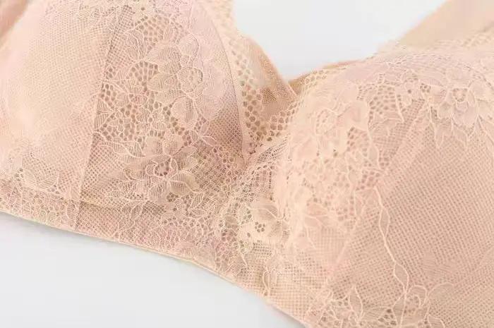 Grande taille bâton sur soutien-gorge B C tasse Sexy dentelle soutien-gorge pour femmes grande taille couverture complète mode noir Lingerie sous-vêtements M L LL 3L 4L 5L
