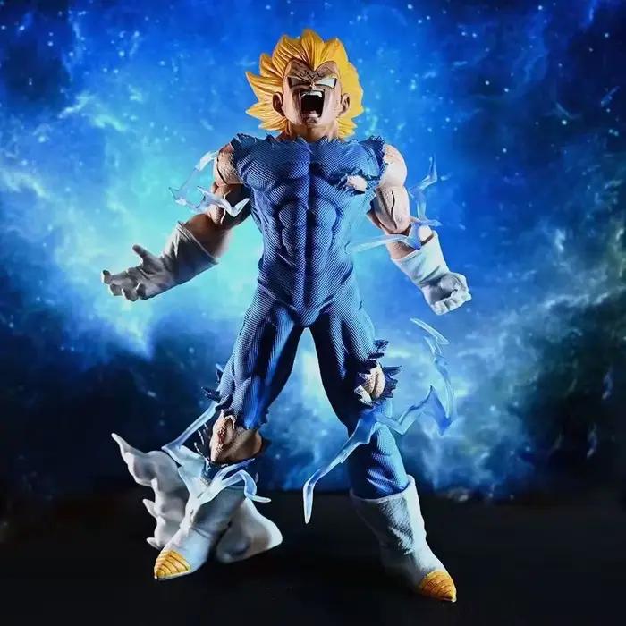 Figurine de Dessin Animé Dragon Ball Z, Majin Vegeta, 27cm, Super Saisuperb, Statue en PVC, Modèle de Jouets, Cadeau