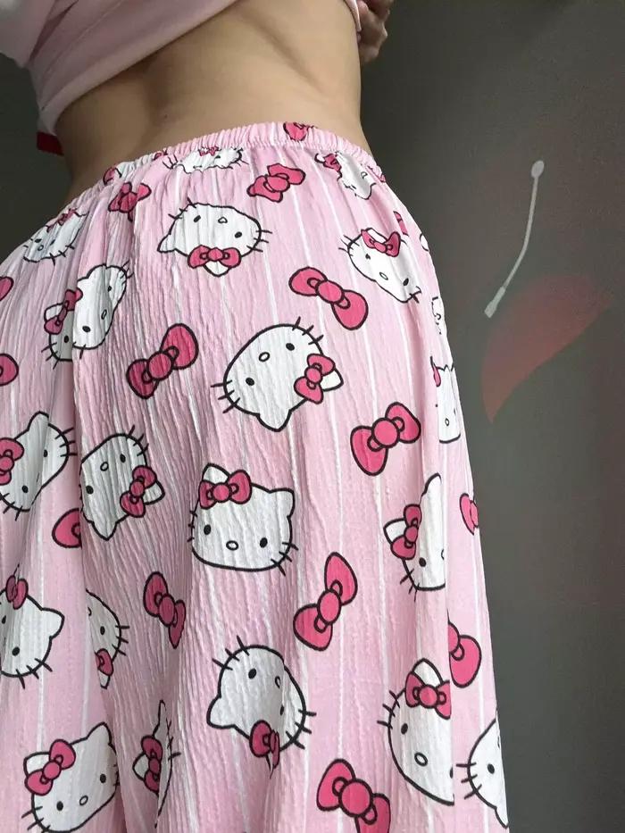 Hello Kitty pyžamové kalhoty