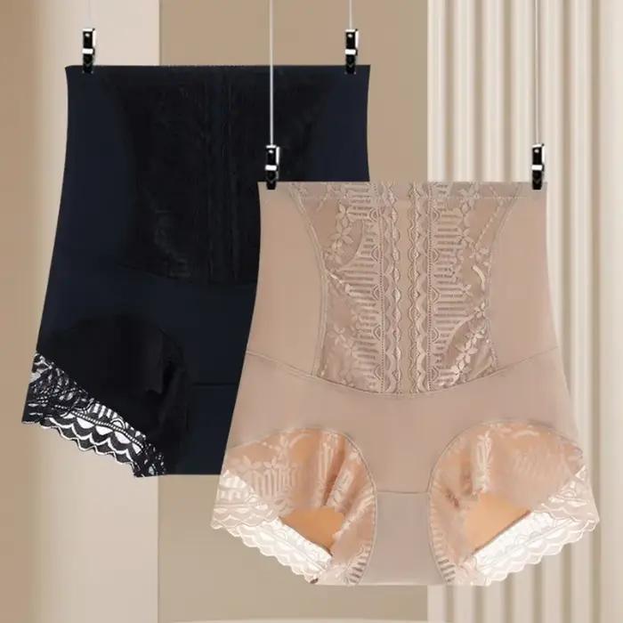 Culotte gainante taille haute pour femme, short amincissant ventre plat, rehausseur de fesses, sous-vêtement sculptant post-partum