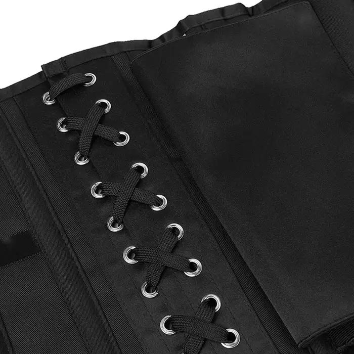 Corset court en forme de sablier pour femmes, Bustiers et Corsets gothiques Sexy, sous le buste, entraîneur de taille, amincissant, cintré à la taille