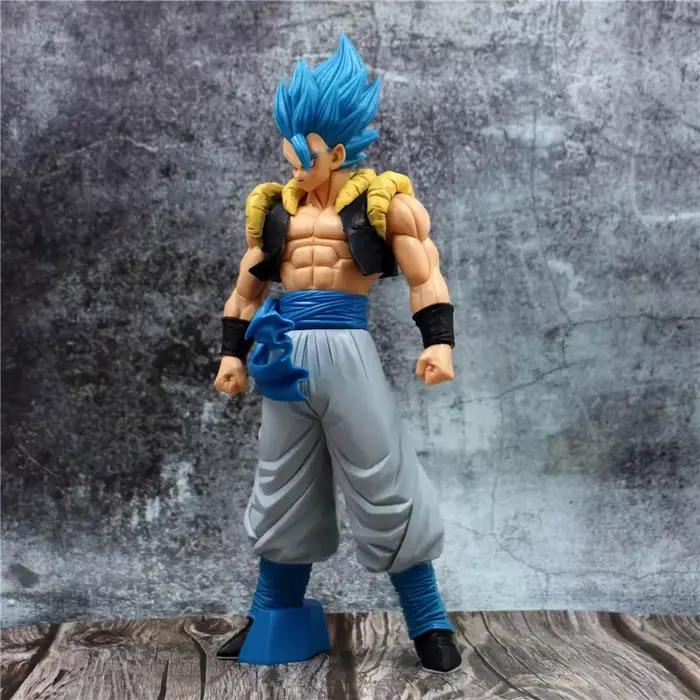 31CM Dragon Ball Z Super Saiyan bleu Gogeta Figure jouets Anime DBZ PVC Figurines Collection modèle bureau décoration cadeaux enfants