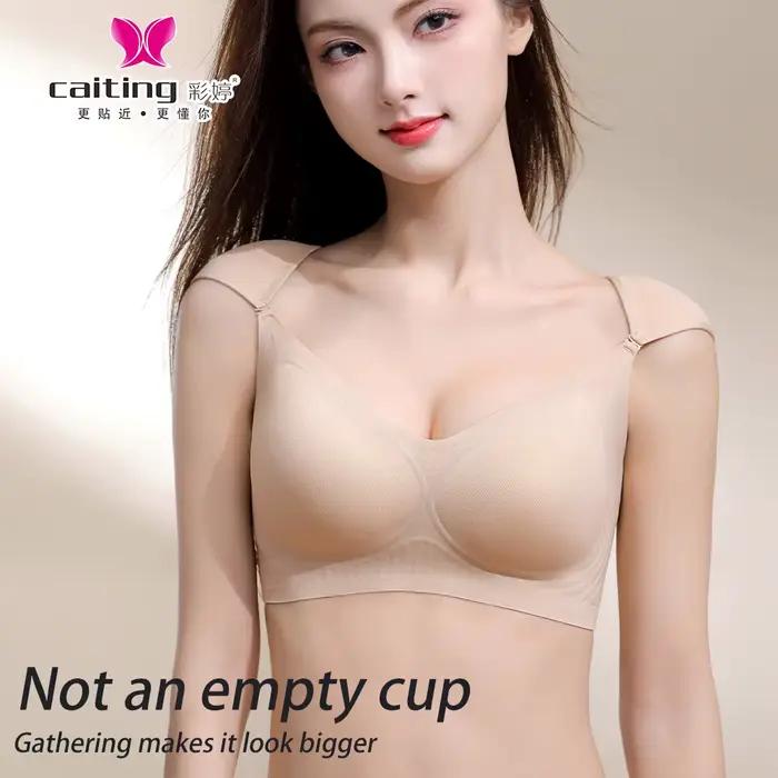 Soutien-gorge invisible sans couture CAITNG pour femmes aux poitrines généreuses avec coussinets amovibles taille m-2xl