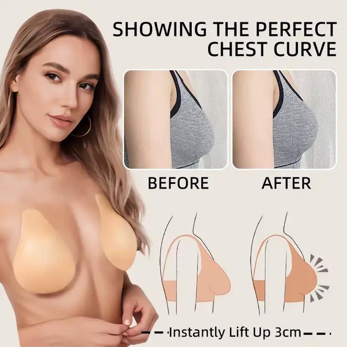 Soutien-gorge collant Push Up adhésif dos nu sans bretelles pour femmes, couvre-mamelon en Silicone réutilisables pour fête de mariage, autocollants