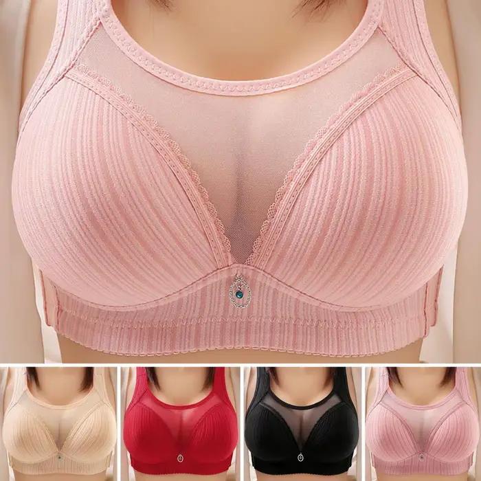 Soutien-gorge de sport Push-up confortable et antidérapant pour femmes, sans fil, avec larges bretelles, coussinet de poitrine, respirant