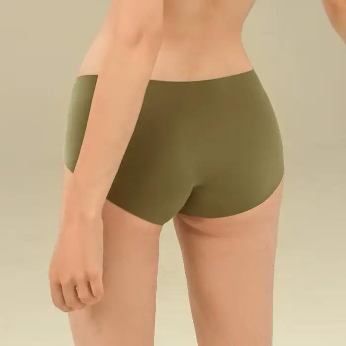 SUJIIN-Culotte taille moyenne sans couture pour femme, slip invisible, respirant, anti-humidité, sous-vêtement féminin, 5A, N185