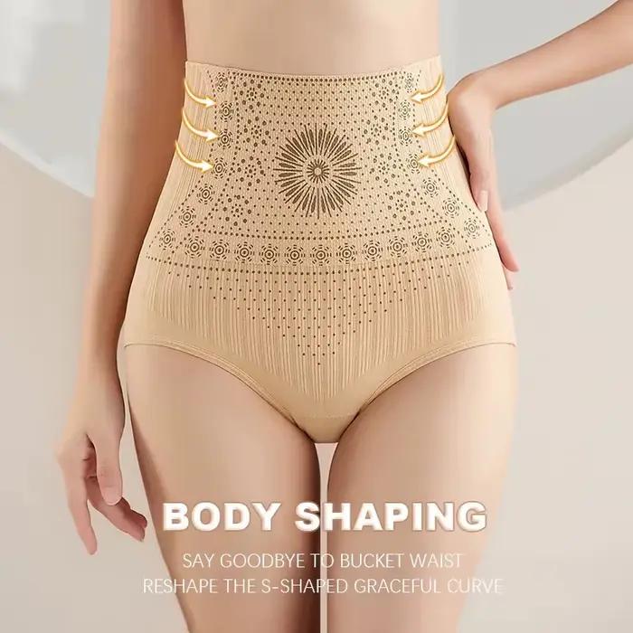 Culotte post-partum taille haute sans couture pour femmes, culotte de levage de l'abdomen et des hanches, pantalon façonnant le corps, grande taille, sous-vêtements amincissants respirants