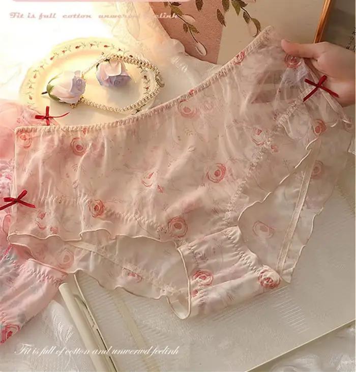 Nouveau Vintage calzones para mujer aristocratique sexy culotte grande taille ropa intérieur femenina lingerie Lolita sous-vêtements en dentelle femmes