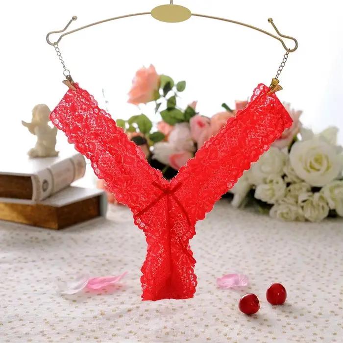 Sous-vêtements de femme sexy sous-vêtements string culotte en dentelle culotte tongs slips lingerie femmes corsets de Noël pour femmes lingerie