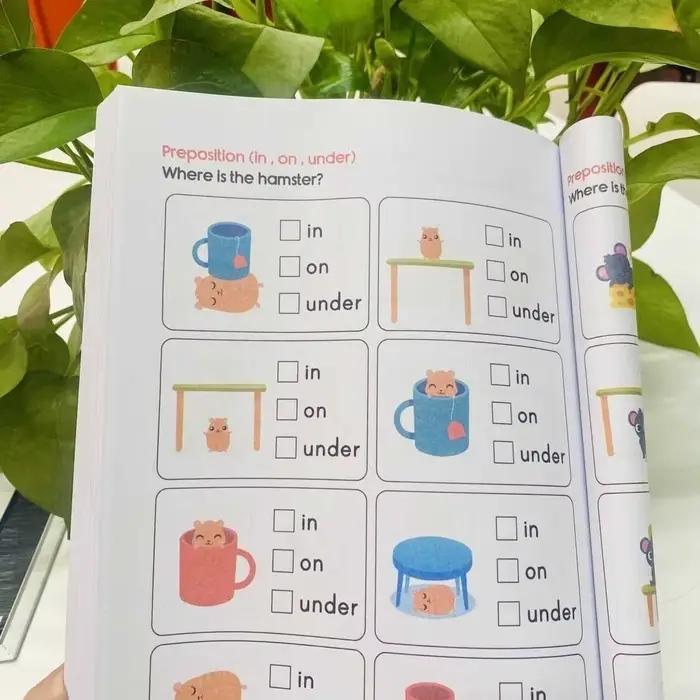 Cahier d'exercices d'apprentissage de la grammaire anglaise pour les élèves du primaire