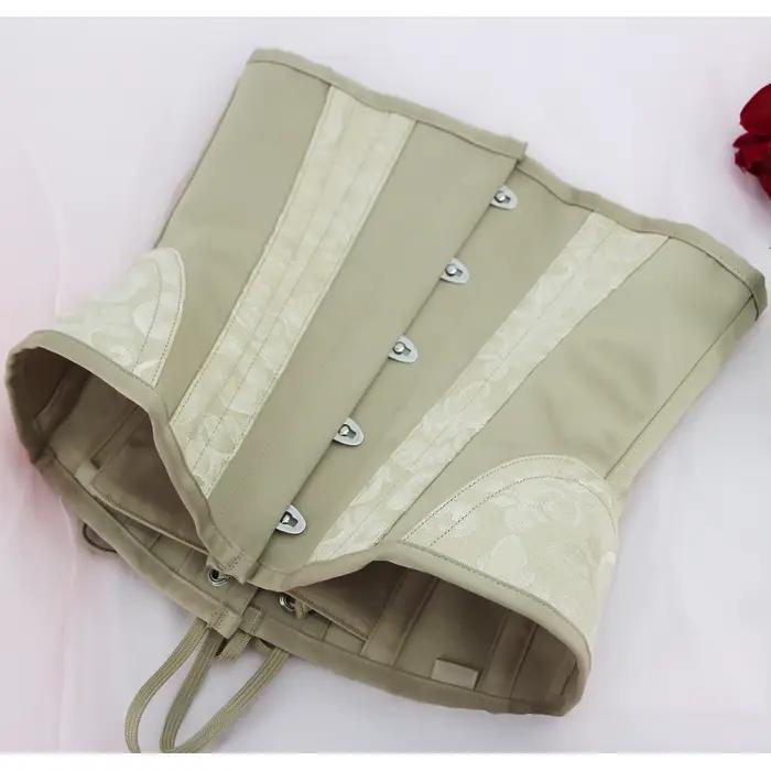 Corset court en forme de sablier pour femmes, Bustiers et Corsets gothiques Sexy, sous le buste, entraîneur de taille, amincissant, cintré à la taille