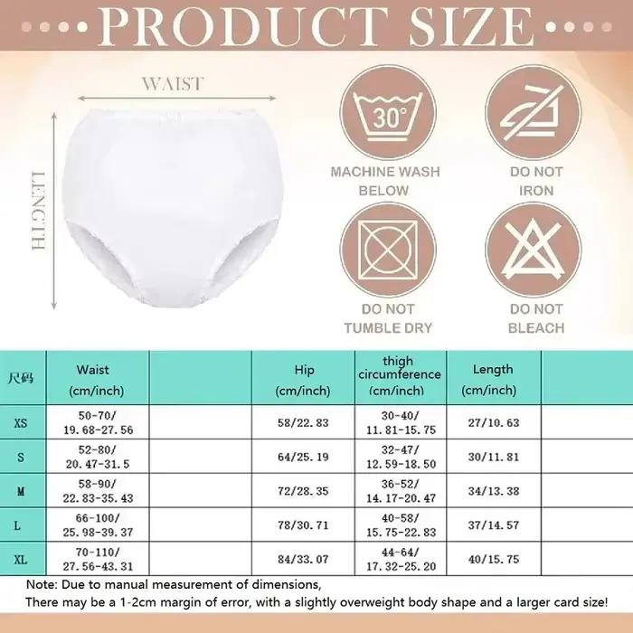 Culottes imperméables réutilisables en TPU pour adultes, hommes et femmes, couvre-culottes pour incontinence, culottes pour incontinence, douces et élastiques