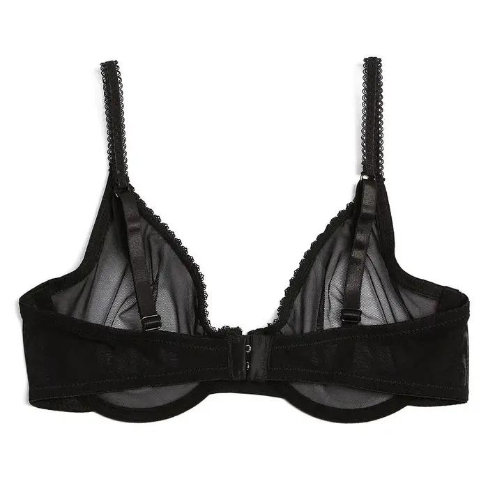 Nouvelles femmes soutien-gorge creux voir à travers sexy gaze maille transparent ultra mince soutiens-gorge B C D E F 75 80 85 90 95 100 US EU UK livraison directe