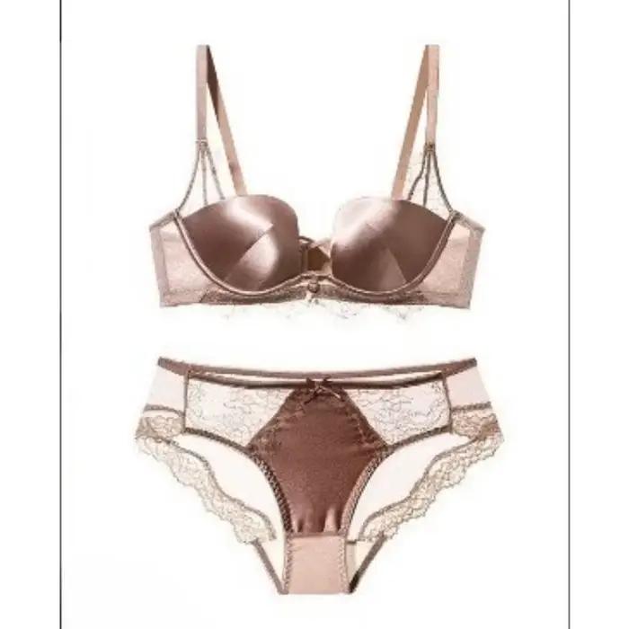 Ensemble soutien-gorge léopard tendance, effet push-up, soutien et maintien, dentelle douce, style français, pour femmes, usage quotidien décontracté à la maison, toutes saisons, tailles S-XL