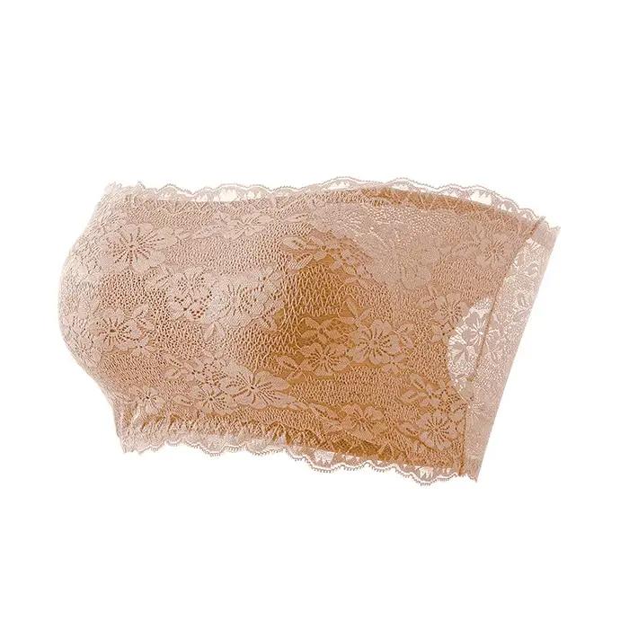 Soutien-gorge en dentelle grande taille pour femme, soutien-gorge sexy sans bretelles, confortable et respirant, soutien-gorge de sport d'été