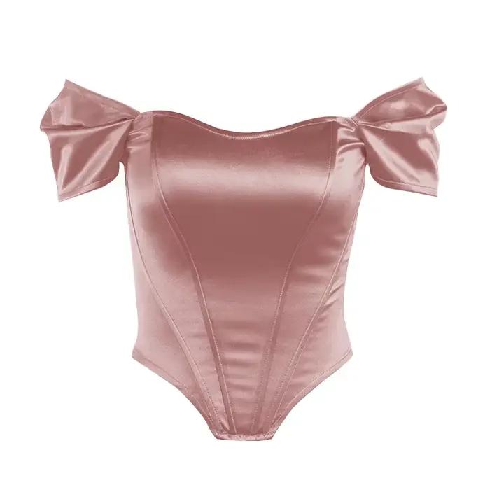 Vintage Top Corset pour Femmes Élégant Shapers Lingerie Bustiers Débardeur Sexy Shapewear Streetwear Mode Corsets Femme Vêtements