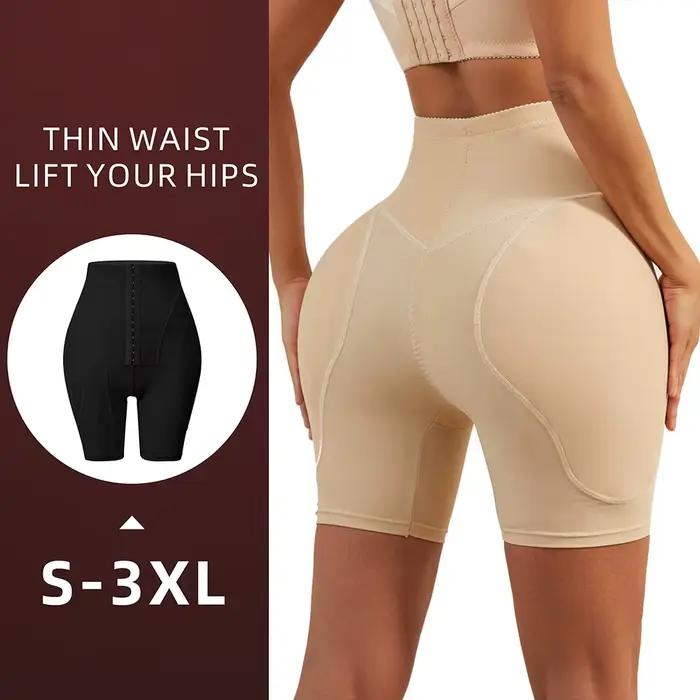 Culotte rehausseur de fesses pour femmes, vêtement saute-vent sexy, push-up, faux butin, avec coussinets