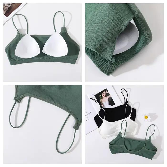 Ensemble de soutien-gorge sans couture pour femme, dos en U, string, lingerie sexy, culotte brésilienne, sous-vêtements de sport et de fitness, coussinets en Y pour femme