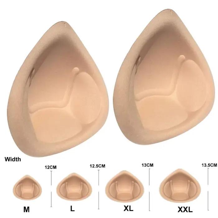Coussinets de soutien-gorge Push Up, accessoires intimes, 1 paire, triangle, bonnets de poitrine, poitrine, coussin éponge réglable, nouveau