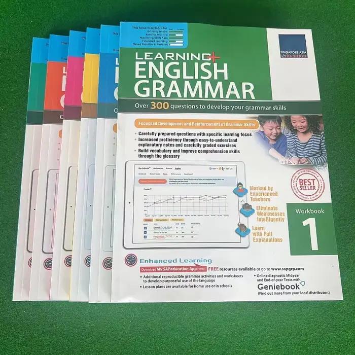 6 livres/ensemble 1-6st apprentissage de l'anglais de singapour grammaire de qualité SAP cahier d'exercices Geniebook école primaire 8-12 ans devoirs pour étudiants