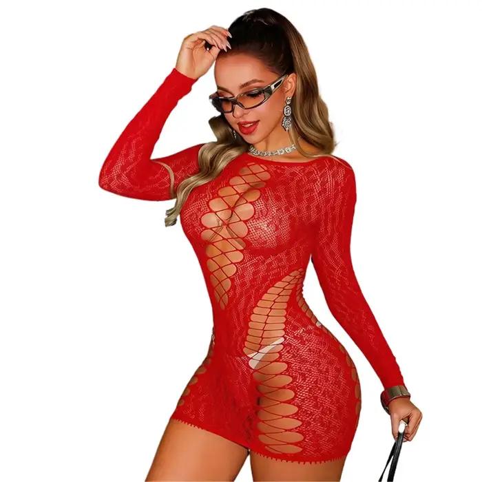 Vêtements intimes sexy pour femmes, lingerie, robe érotique, nuisette, sous-vêtements, robe transparente, grande taille