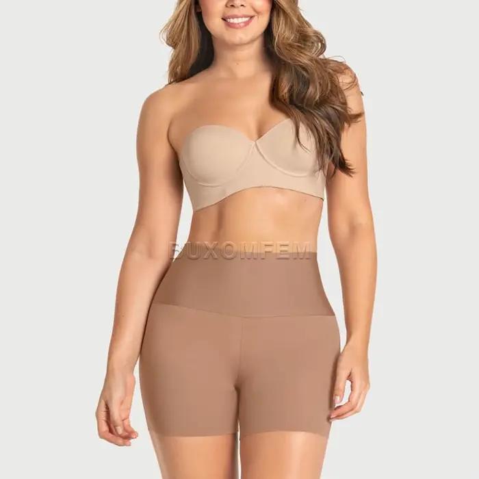 Short de mise en forme abdominale taille haute, culotte compressée moyenne sans couture pour femmes, sous-vêtements invisibles Push Up Slim Fit