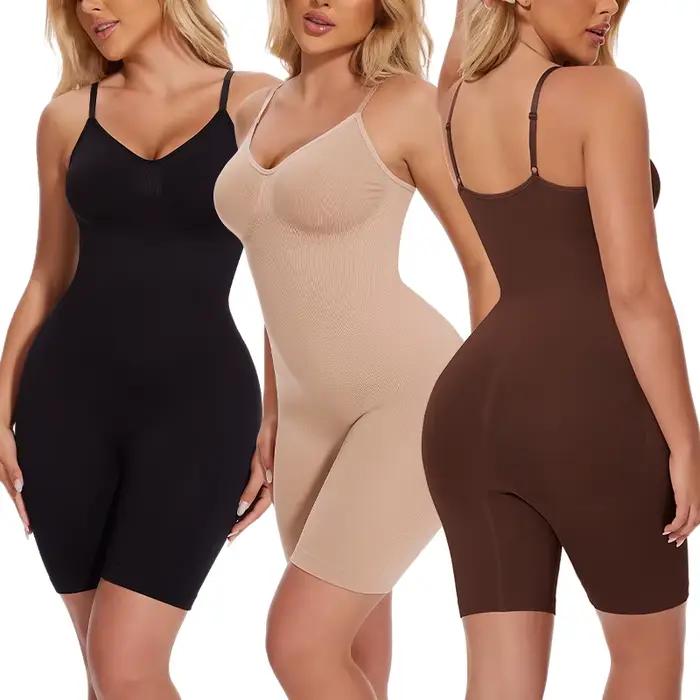 Nouveau Body Shapewear femmes débardeur contrôle du ventre corps complet Shaper Anti frottement Shorts minceur taille formateur bout à bout