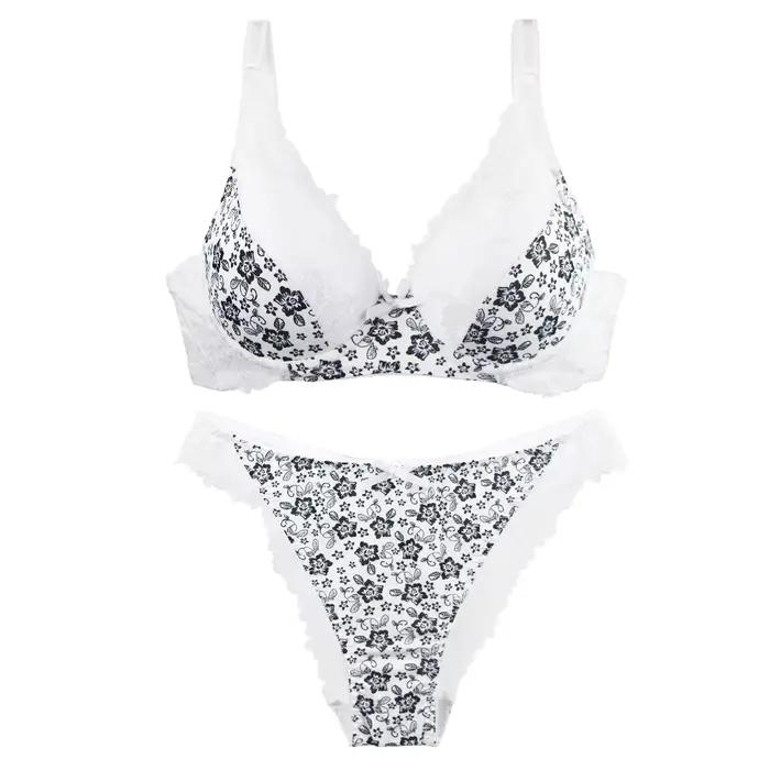2024 nouveau 34/75 36/80 38/85 40/90 42/95 44/100 BCDE ensemble de soutiens-gorge blanc bordeaux Beige noir vert bleu Push Up sous-vêtements pour femmes