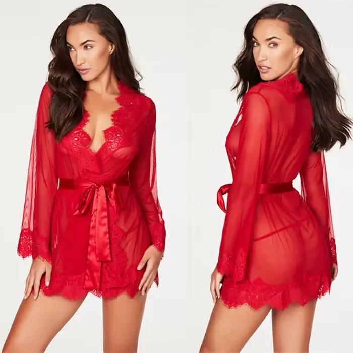 Ensemble de lingerie transparente pour femmes, ensemble de lingerie transparente, soutien-gorge et culotte sexy en dentelle, costumes sexy pour femmes