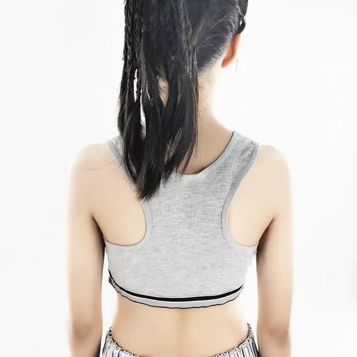 Soutien-gorge de sport pour adolescentes, confortable, sans couture, rembourré, pour filles et femmes, idéal pour la gym, le fitness, le yoga, sous-vêtement de maintien pour jeunes filles