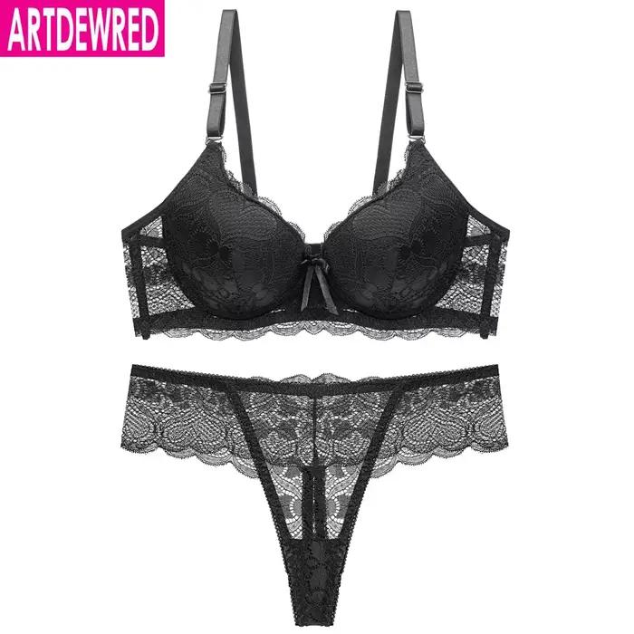 Ensemble de soutien-gorge et culotte en dentelle pour jeune fille, sous-vêtements fins et confortables, nouvelle collection 2020