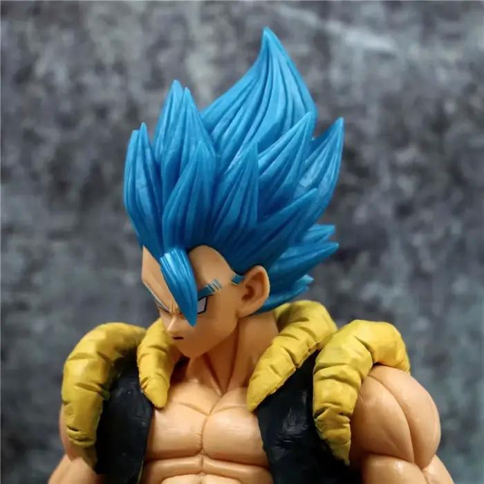 31CM Dragon Ball Z Super Saiyan bleu Gogeta Figure jouets Anime DBZ PVC Figurines Collection modèle bureau décoration cadeaux enfants