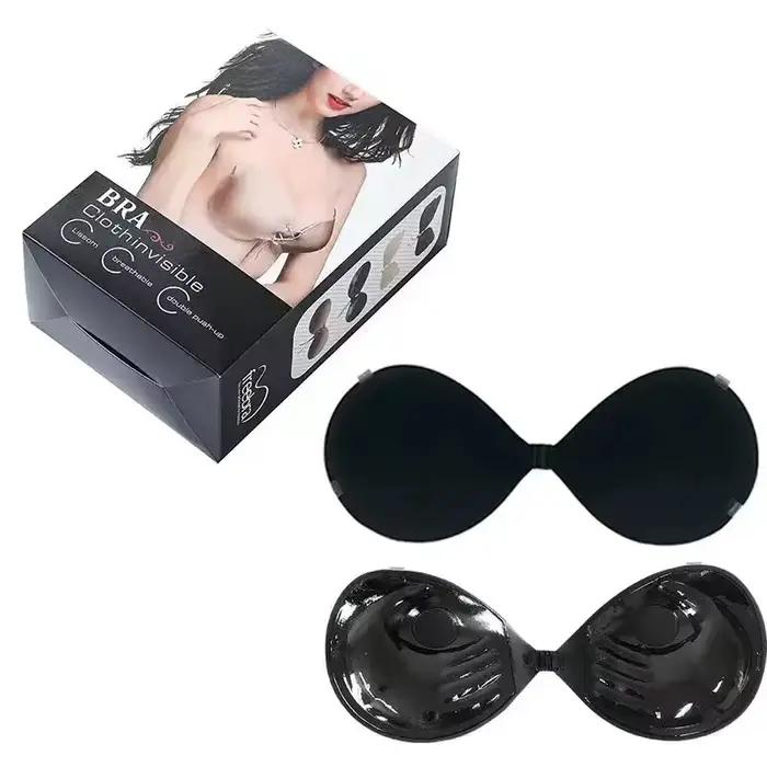 Soutien-gorge adhésif Invisible sans bretelles pour femmes, Push Up, autocollants de poitrine d'été, couverture nue, coussinet en Silicone, poitrine Sexy