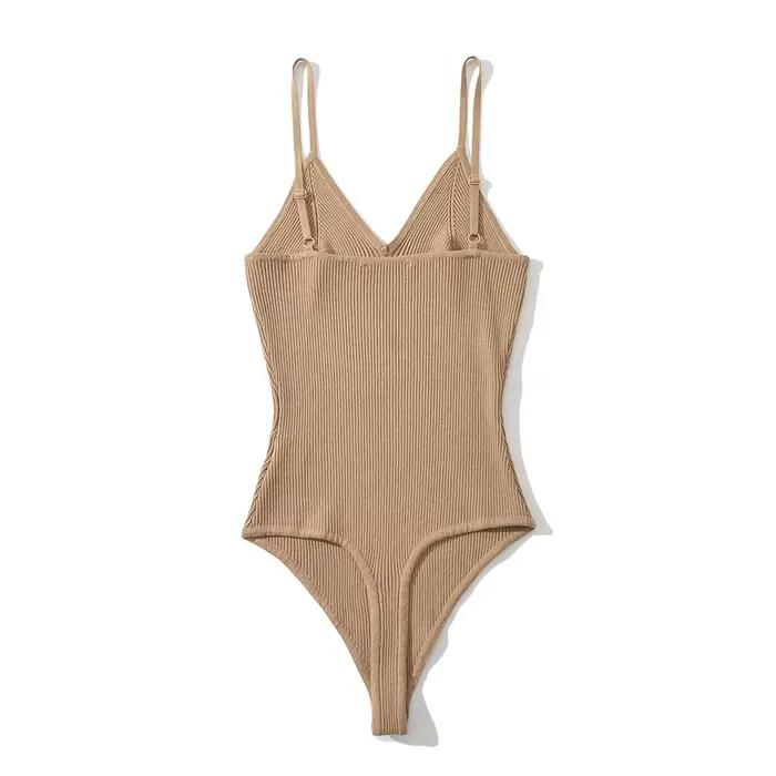 Body tricoté sexy pour femmes, combinaison moulante, noir, découpe, crochet, dos nu, été, 2023