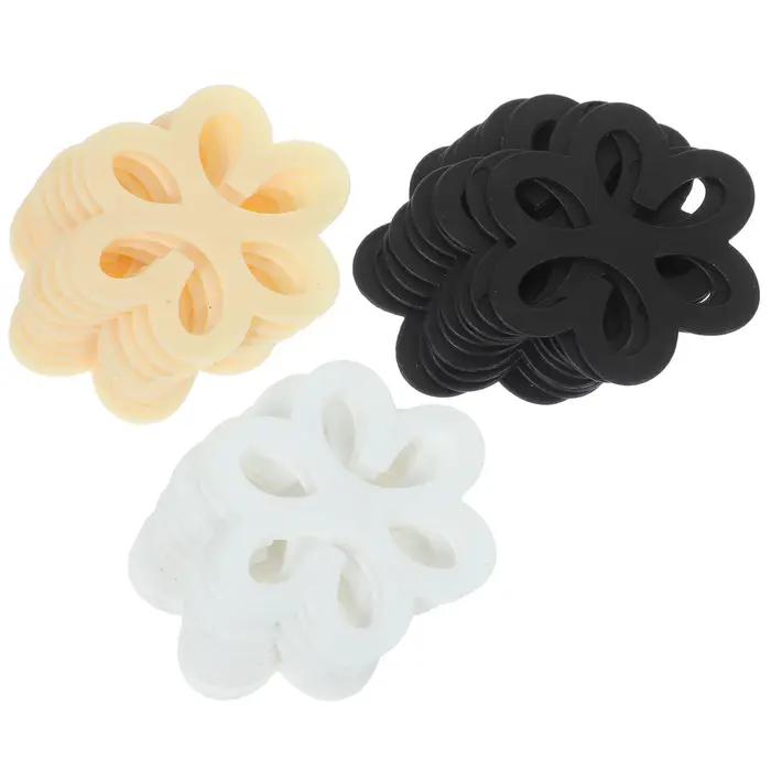 30 clips de soutien-gorge en forme de fleur pour dissimuler le dos, accessoires de soutien-gorge en plastique confortables, clips antidérapants pour bretelles