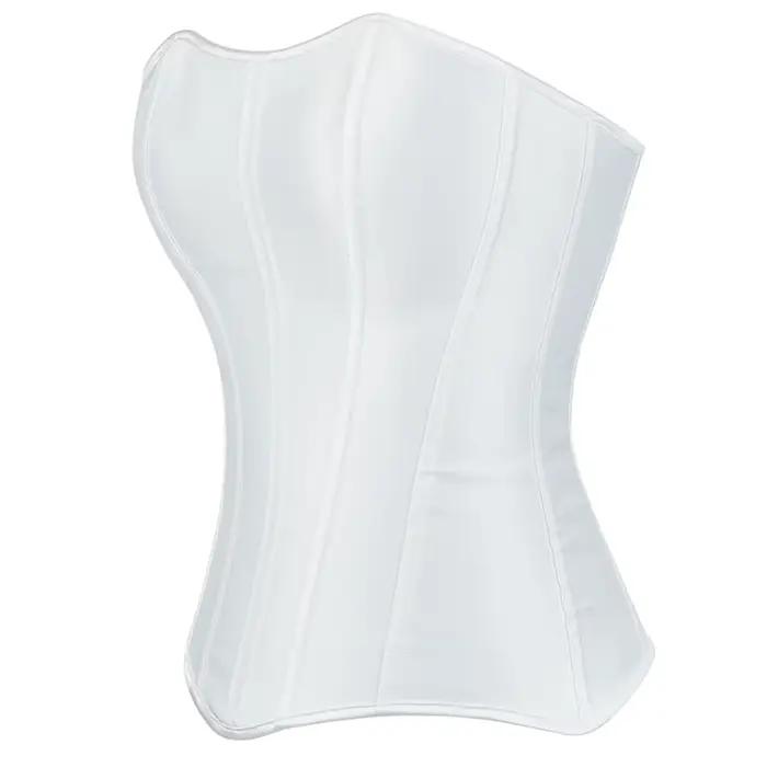 Corsets et bustiers pour femmes, haut en satin, style vintage, corset sur le buste, sexy, à lacets, fermeture éclair, corsetto, korsett