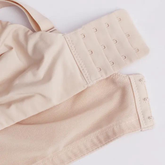 Soutien-gorge invisible pour femmes tous les jours, design sans couture, armatures, fermeture dos, polyester et élasthanne, confort et pousse vers le haut
