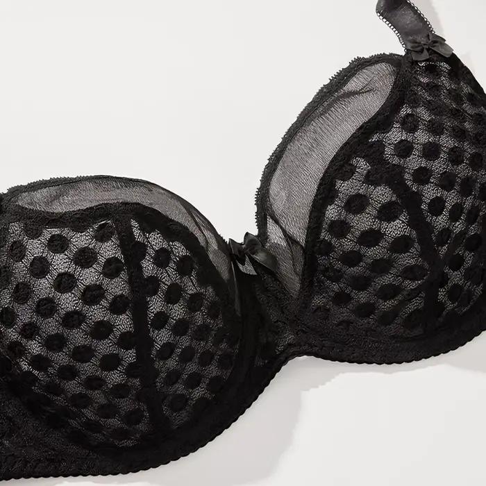 Soutien-gorge en polyester élégant pour poitrines généreuses maintien robuste design moderne occasions spéciales