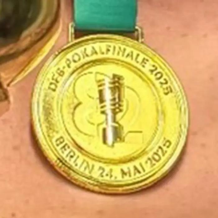 NOUVEAU 202-2025 DFB-Pokal Médailles de champions finales La médaille des champions RB LEIPZIG Médailles en métal Souvenirs pour fans
