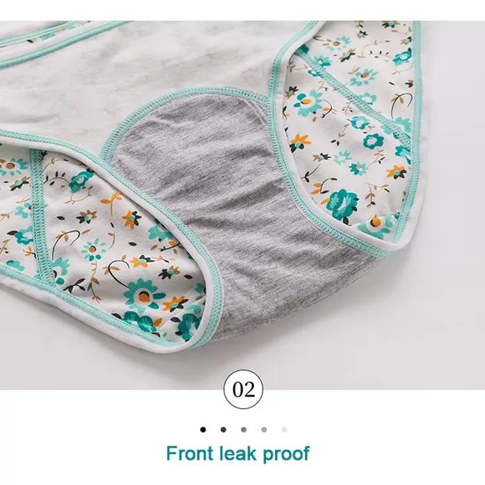 Menstruační kalhotky, fyziologické spodní prádlo proti protečení pro dívky