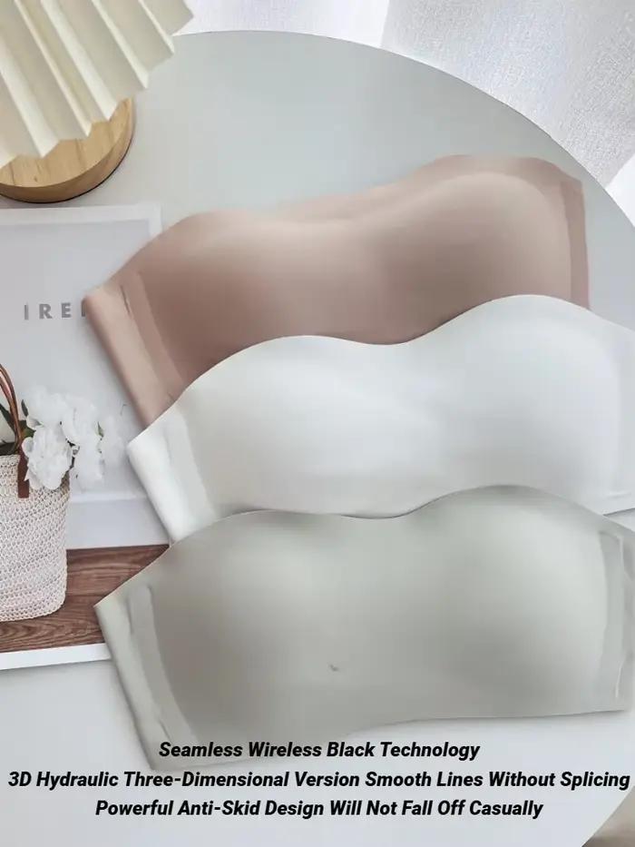 Soutiens-gorge pour femmes soutien-gorge sans fil tasse Invisible soutien-gorge rembourré sous-vêtements sans couture femme Lingerie Sexy femmes sans bretelles