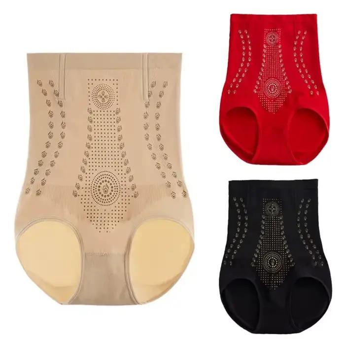 Taille haute ventre plat façonnant culotte sans couture femmes ventre contrôle culotte minceur ventre sous-vêtements antibactérien livraison directe