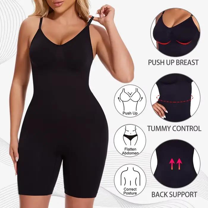 Nouveau Body Shapewear femmes débardeur contrôle du ventre corps complet Shaper Anti frottement Shorts minceur taille formateur bout à bout