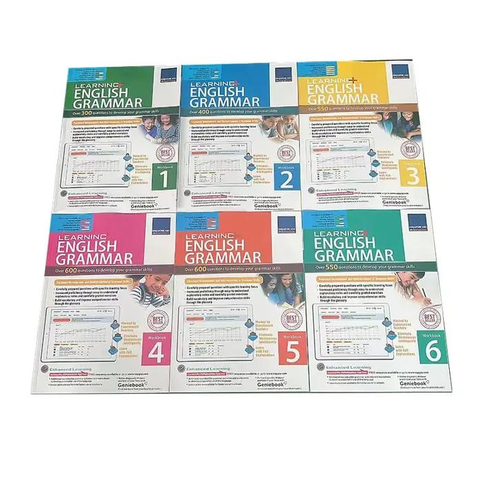6 livres/ensemble 1-6st apprentissage de l'anglais de singapour grammaire de qualité SAP cahier d'exercices Geniebook école primaire 8-12 ans devoirs pour étudiants