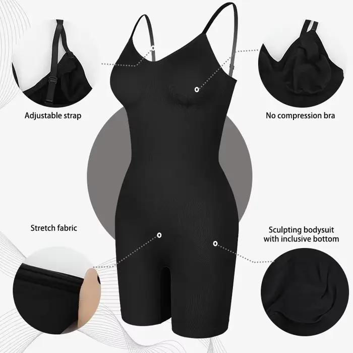 Nouveau Body Shapewear femmes débardeur contrôle du ventre corps complet Shaper Anti frottement Shorts minceur taille formateur bout à bout