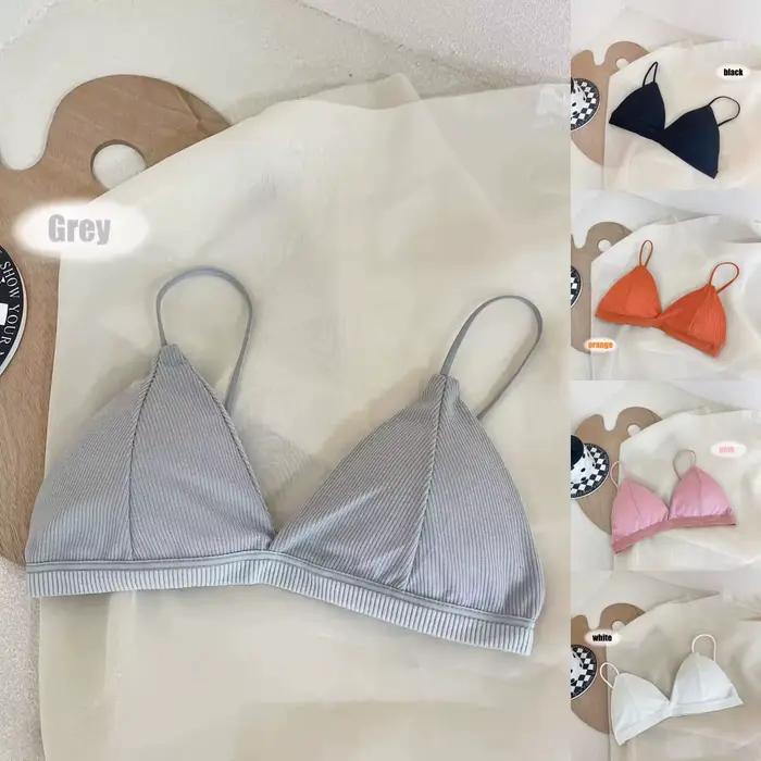 Soutien-gorge sans armatures, confortable et respirant, à la mode pour femmes (suggéré pour les tailles XS-L)
