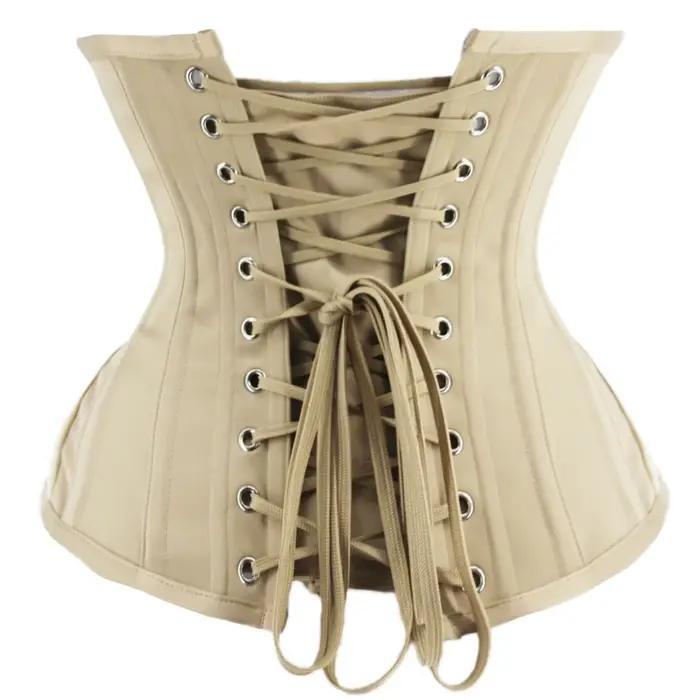 Corset court en forme de sablier pour femmes, Bustiers et Corsets gothiques Sexy, sous le buste, entraîneur de taille, amincissant, cintré à la taille