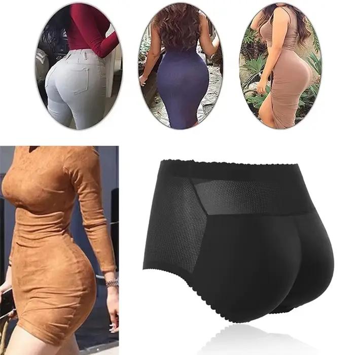 Culotte sculptante rehausse-fesses pour femme avec coussinets de hanche, effet push-up, gainante, invisible