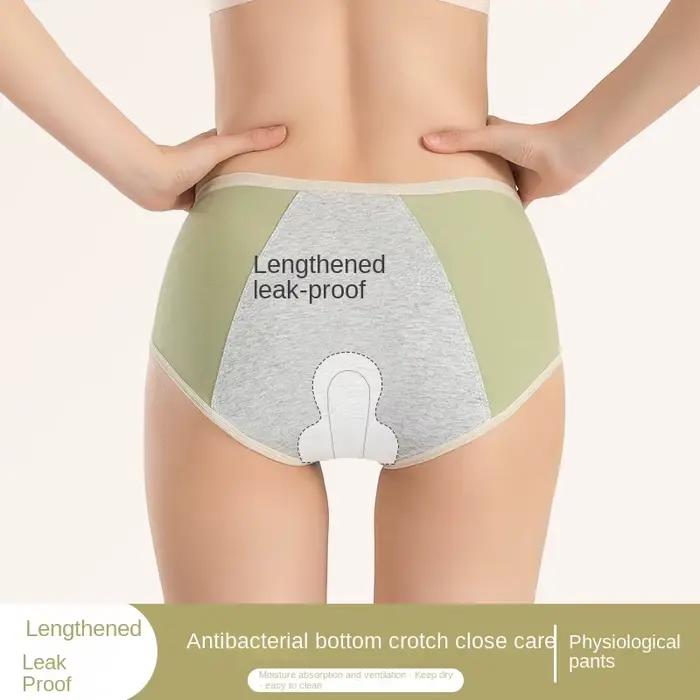 3 pièces/ensemble période menstruelle culottes femmes coton doux étanche période caleçon respirant femme imperméable menstruation Breifs